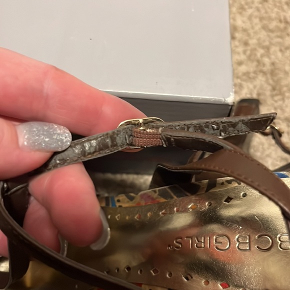 Colorful bohemian style platform heels - Picture 7 of 7